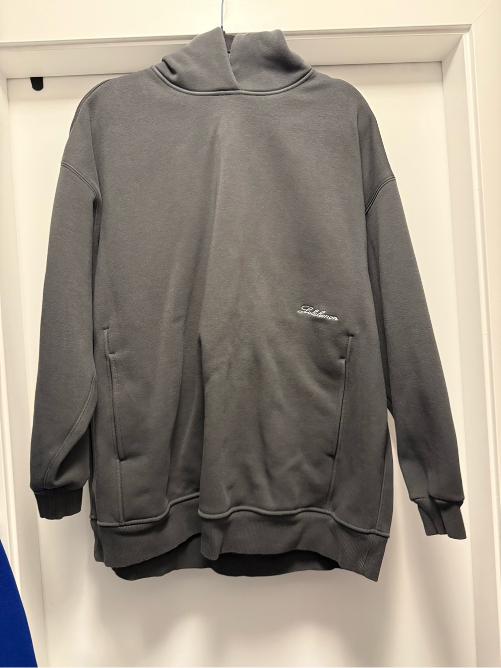 lululemon athletica Charcoal Gray High-Neck Pullover Sweatshirt